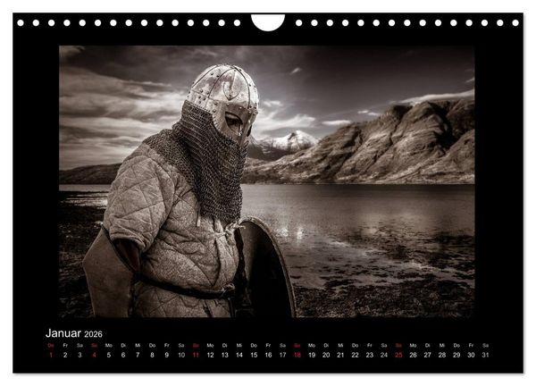 Produktbild: Wikinger und Krieger (Wandkalender 2026 DIN A4 quer), CALVENDO Monatskalender