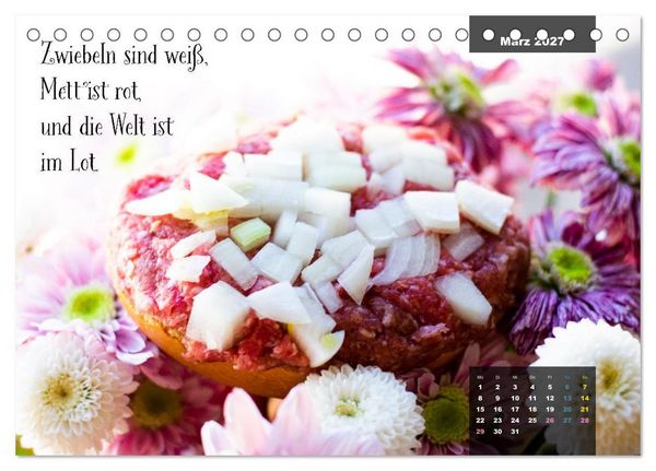 Produktbild: Mettkalender - Spread some more Mett (Tischkalender 2027 DIN A5 quer), CALVENDO Monatskalender
