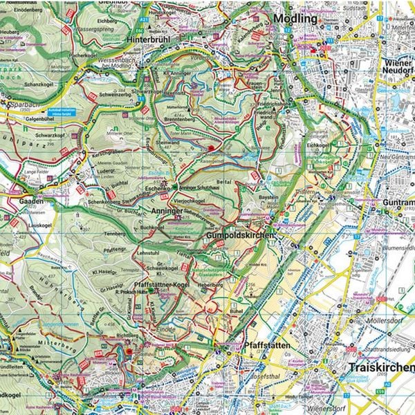 Produktbild: freytag & berndt Wanderkarte WK 011 Wienerwald 1:50.000