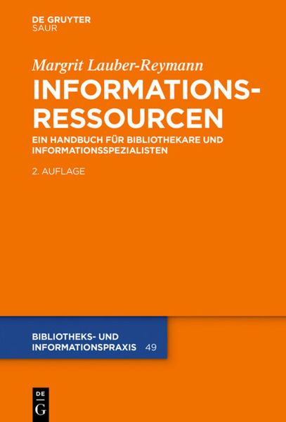 Produktbild: Informationsressourcen