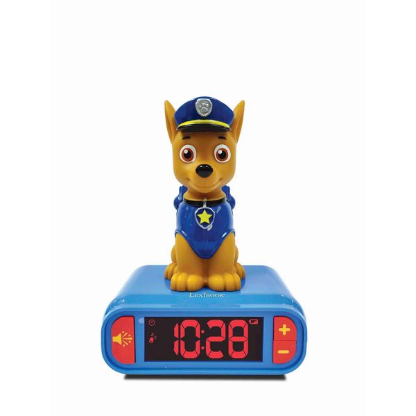 Produktbild: Paw Patrol Wecker ''Chase'' 3D Nachtlicht