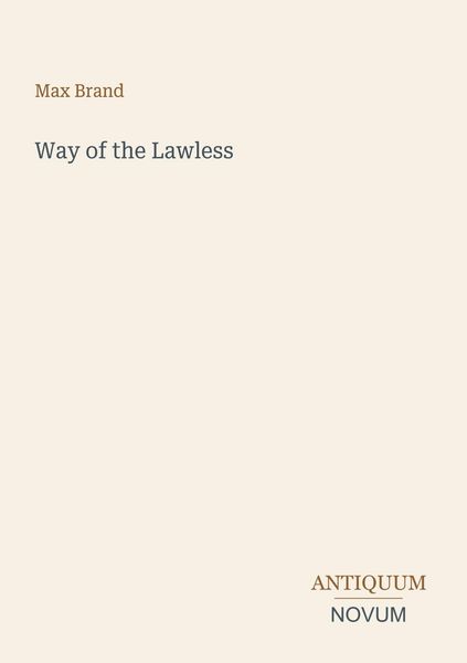 Produktbild: Way of the Lawless