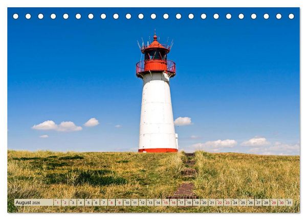 Produktbild: SYLT D&uuml;nenwege (Tischkalender 2026 DIN A5 quer), CALVENDO Monatskalender