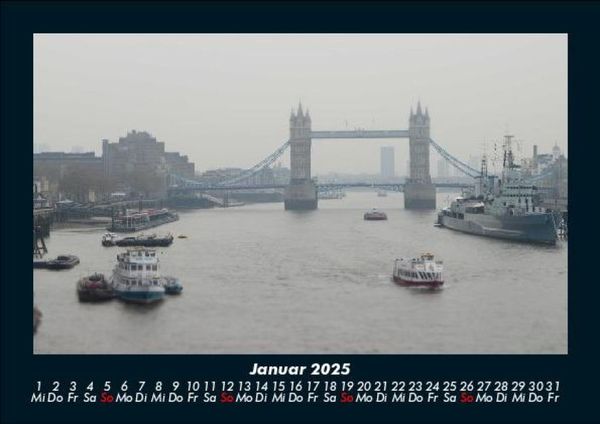 Produktbild: London 2025 Fotokalender DIN A5