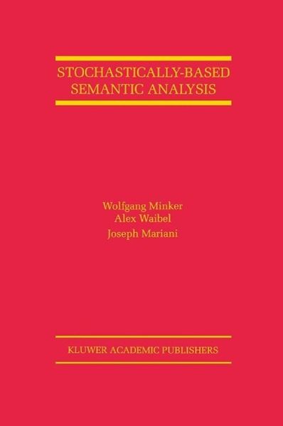 Produktbild: Stochastically-Based Semantic Analysis