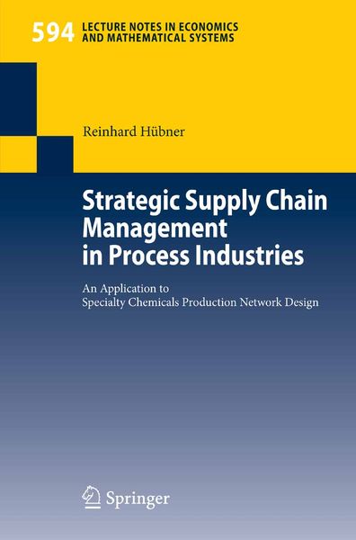 Produktbild: Strategic Supply Chain Management in Process Industries
