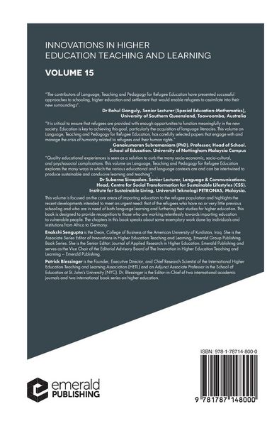 Produktbild: Language, Teaching and Pedagogy for Refugee Education