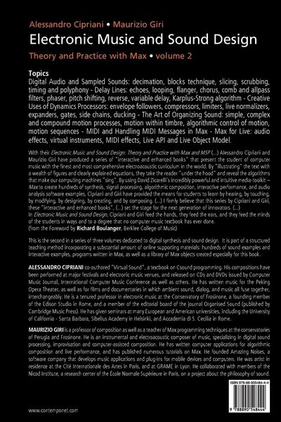 Produktbild: Electronic Music and Sound Design - Theory and Practice with Max and Msp - Volume 2