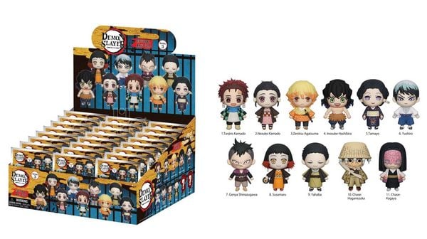 Produktbild: Demon Slayer 3D Foam Bag Clip Serie 3