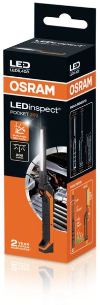Produktbild: Osram Automotive LEDIL408 LEDInspect POCKET200 LED Arbeitsleuchte akkubetrieben, &uuml;ber USB 200 lm