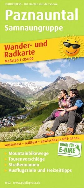 Produktbild: Wander- und Radkarte Paznauntal