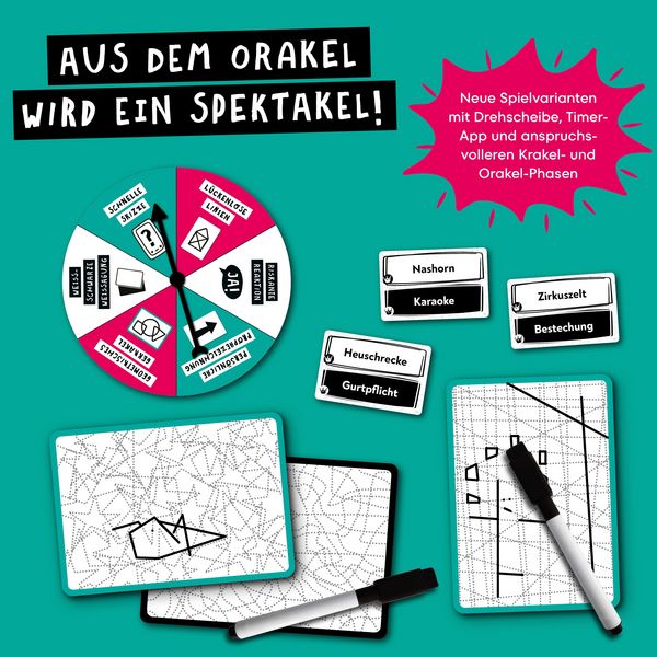 Produktbild: Krakel-Spektakel &ndash; Dreh die Scheibe und krakle mit 6 brandneuen Challenges
