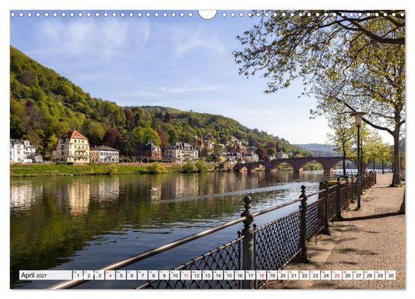 Produktbild: Heidelberg - Die romantische Stadt am Fluss (Wandkalender 2027 DIN A3 quer), CALVENDO Monatskalender