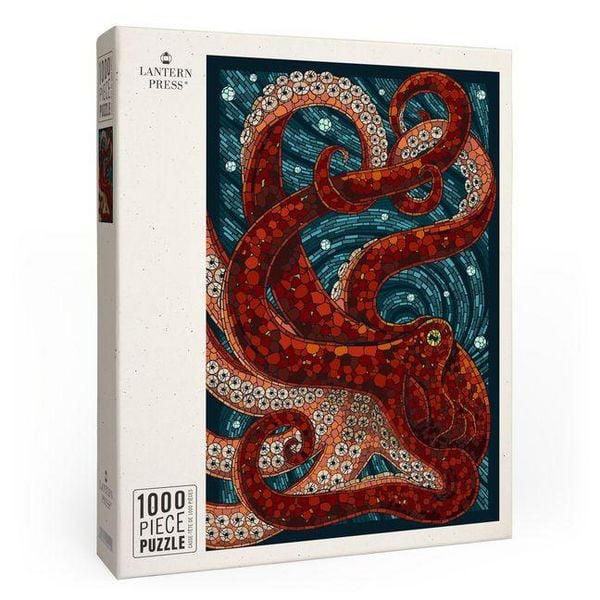 Octopus - Paper Mosaic - 1000 Piece Puzzle