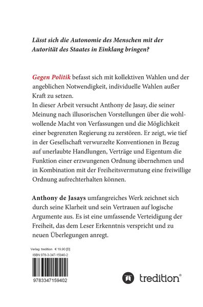 Produktbild: Gegen Politik
