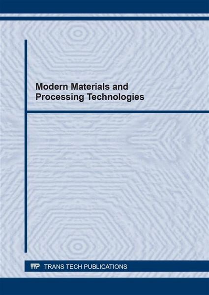 Produktbild: Modern Materials and Processing Technologies