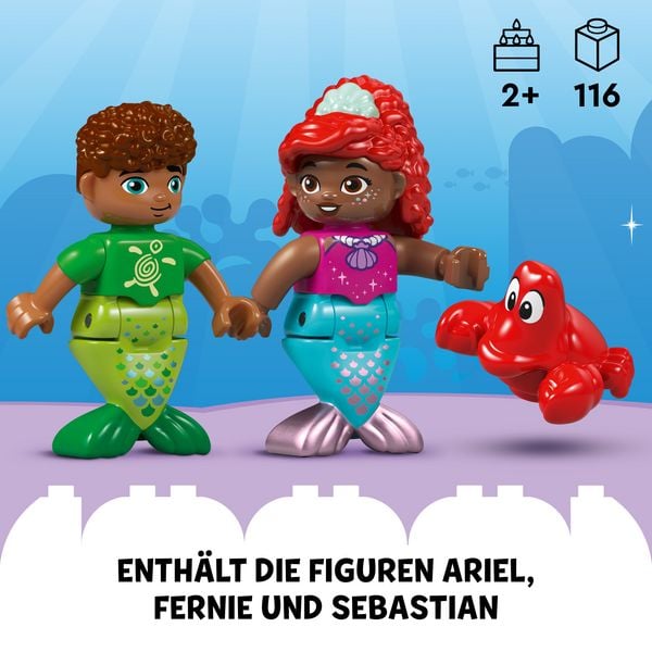 Produktbild: LEGO DUPLO | Disney 10435 Arielles magischer Unterwasserpalast, Spiel