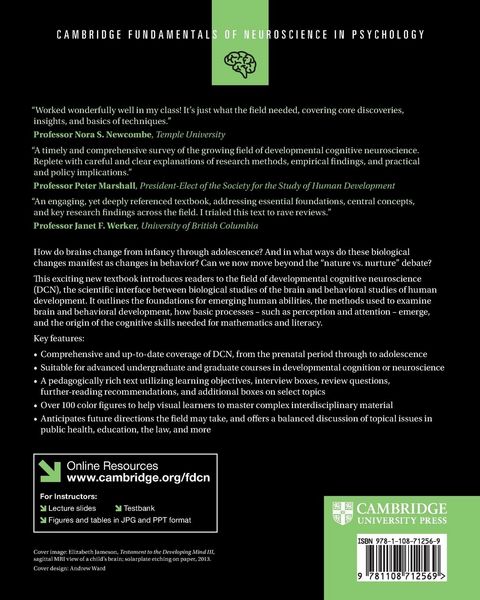 Produktbild: Fundamentals of Developmental Cognitive Neuroscience