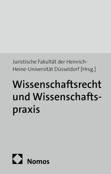 Produktbild: Wissenschaftsrecht und Wissenschaftspraxis