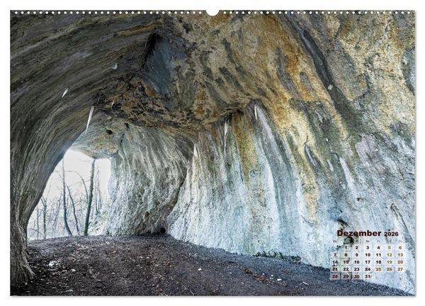 Produktbild: Faszinierende H&ouml;hlen auf der Schw&auml;bischen Alb (Wandkalender 2026 DIN A2 quer), CALVENDO Monatskalender