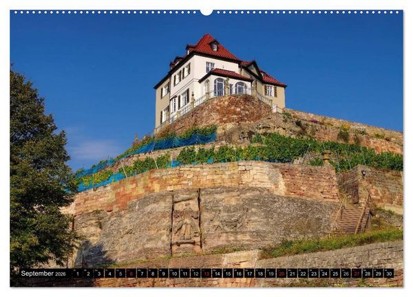 Produktbild: Saale-Unstrut - Region aus Wein und Stein (Wandkalender 2026 DIN A2 quer), CALVENDO Monatskalender