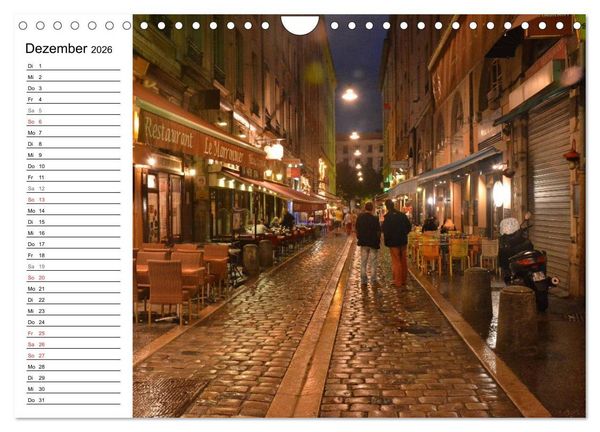 Produktbild: Frankreichs gro&szlig;e St&auml;dte - Lyon (Wandkalender 2026 DIN A4 quer), CALVENDO Monatskalender