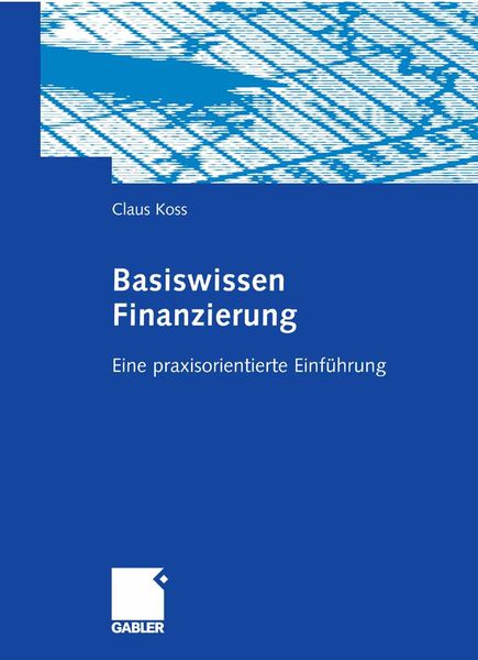 Produktbild: Basiswissen Finanzierung