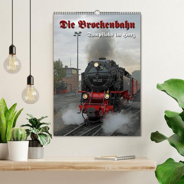 Produktbild: Die Brockenbahn (Wandkalender 2027 DIN A2 hoch), CALVENDO Monatskalender