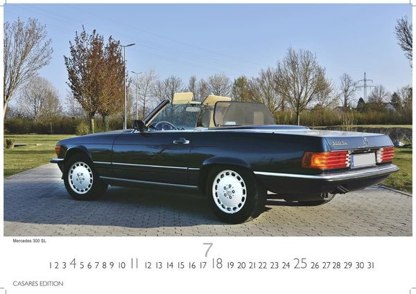 Produktbild: Mercedes Classic Cars Kalender 2027 &ndash; Wandkalender | Fotokalender Oldtimer 35x50cm Gro&szlig;format - Mercedes Oldtimer - Eleganz & Geschichte im Kalenderformat.