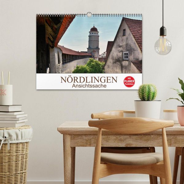 Produktbild: N&ouml;rdlingen - Ansichtssache (Wandkalender 2026 DIN A3 quer), CALVENDO Monatskalender