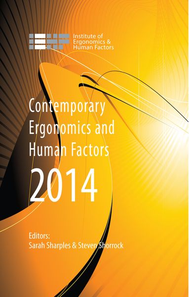 Produktbild: Contemporary Ergonomics and Human Factors 2014