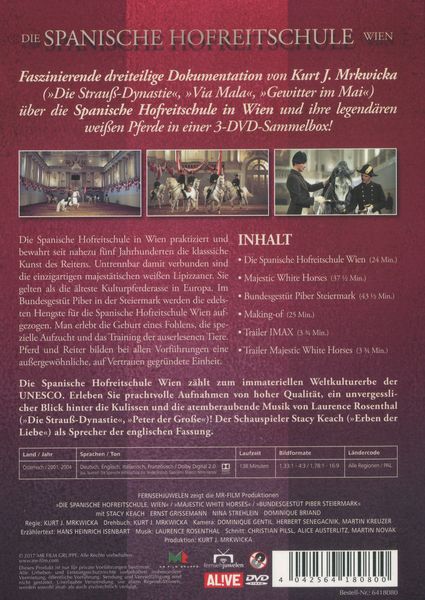 Produktbild: Die Spanische Hofreitschule (Wien) - Sammelbox [3 DVDs]