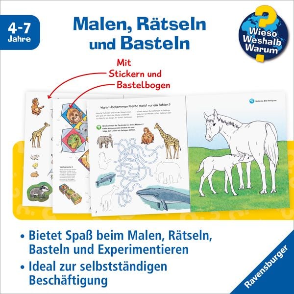 Produktbild: Wieso? Weshalb? Warum? aktiv-Heft - Tierkinder