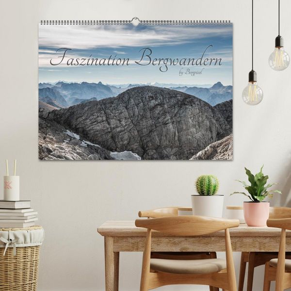 Produktbild: "Bergpixel" Faszination Bergwandern (Wandkalender 2026 DIN A2 quer), CALVENDO Monatskalender