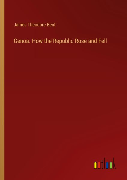 Produktbild: Genoa. How the Republic Rose and Fell