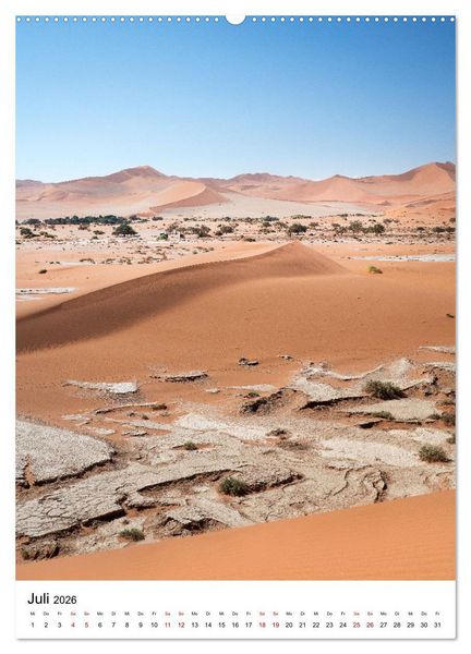 Produktbild: Naturparadies Namibia (Wandkalender 2026 DIN A2 hoch), CALVENDO Monatskalender