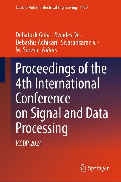 Produktbild: Proceedings of the 4th International Conference on Signal and Data Processing