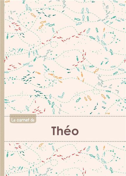 Produktbild: Carnet theo lignes,96p,a5 poissons