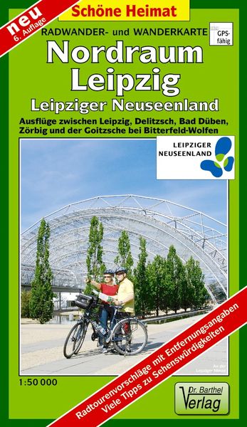 Produktbild: Radwander- und Wanderkarte Nordraum Leipzig