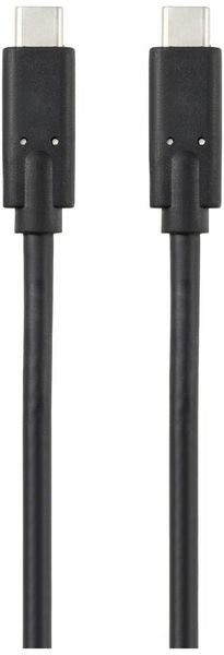 Produktbild: Renkforce USB-C&reg; Kabel USB4&reg; USB-C&reg; Stecker, USB-C&reg; Stecker 1.00 m Schwarz doppelt geschirmt RF-5241746