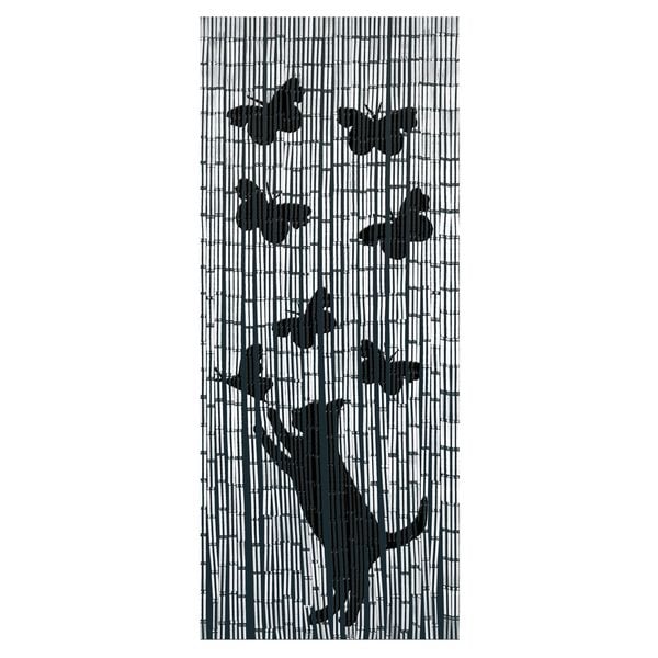 Bambusvorhang Mod. Katze und Schmetterling, 90 x 200 cm kaufen