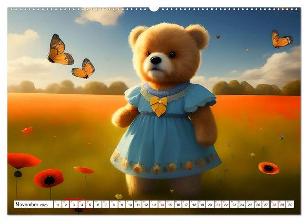 Produktbild: Sommerb&auml;rchen (hochwertiger Premium Wandkalender 2026 DIN A2 quer), Kunstdruck in Hochglanz