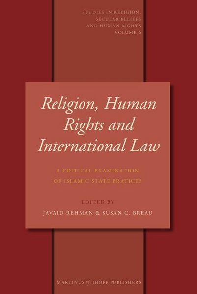Produktbild: Religion, Human Rights and International Law