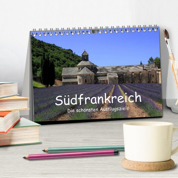 Produktbild: S&uuml;dfrankreich - Die sch&ouml;nsten Ausflugsziele. (Tischkalender 2026 DIN A5 quer), CALVENDO Monatskalender