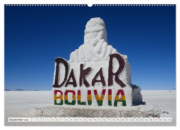Produktbild: Bolivien - Unterwegs im Hochland (Wandkalender 2026 DIN A2 quer), CALVENDO Monatskalender