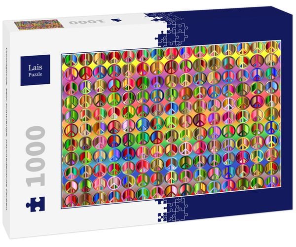 Produktbild: Lais Puzzle Unm&ouml;gliche, sehr schwierige, psychedelische Farben 1000 Teile