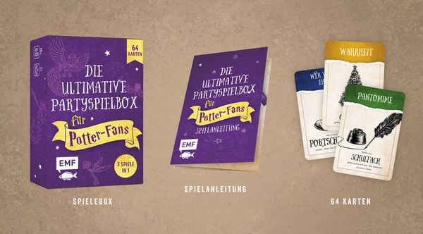 Produktbild: Kartenspiel: Die ultimative Partyspielbox f&uuml;r Harry Potter-Fans
