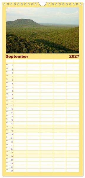 Produktbild: Familienplaner 2027 - Bolivien - Eine Wanderreise mit 5 Spalten (Wandkalender, 21 x 45 cm) CALVENDO