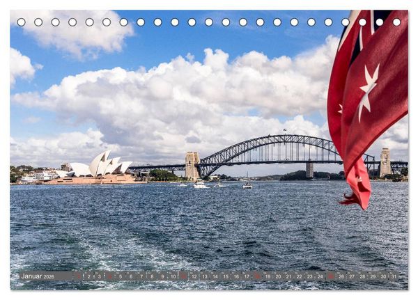 Produktbild: Australien - Metropolen &bull; Outback &bull; Regenwald &bull; Koalas (Tischkalender 2026 DIN A5 quer), CALVENDO Monatskalender