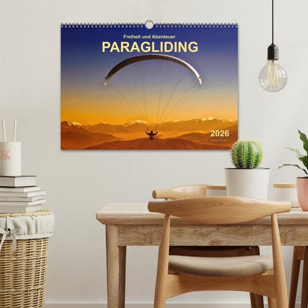 Produktbild: Freiheit und Abenteuer - Paragliding (Wandkalender 2026 DIN A3 quer), CALVENDO Monatskalender